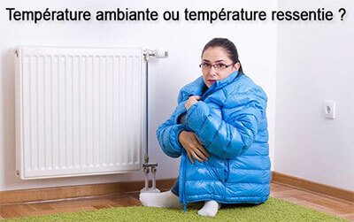 temperature-ressentie absence de confort thermique chauffage convection