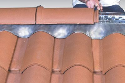 Terracotta roofing tiles – source: Edilians