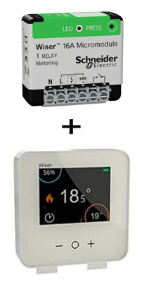 1 thermostat sans fil et récepteur radio