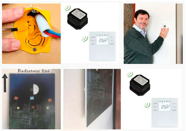 5 gestion température radiateur infrarouge