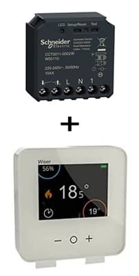 thermostat sans fil et récepteur radio
