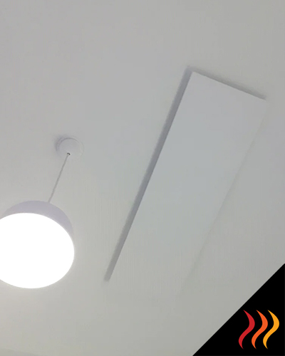 radiateur extra plat design plafond
